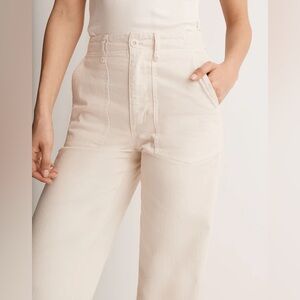 Madewell - The Perfect Vintage Wide-Leg Pant: Utility Edition